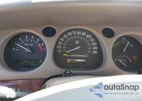 2002 Buick Lesabre Limited z USA, uszkodzony, nr VIN 1G4HR54K92U160256